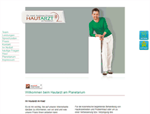 Tablet Screenshot of hautarzt-dr-kromer.de